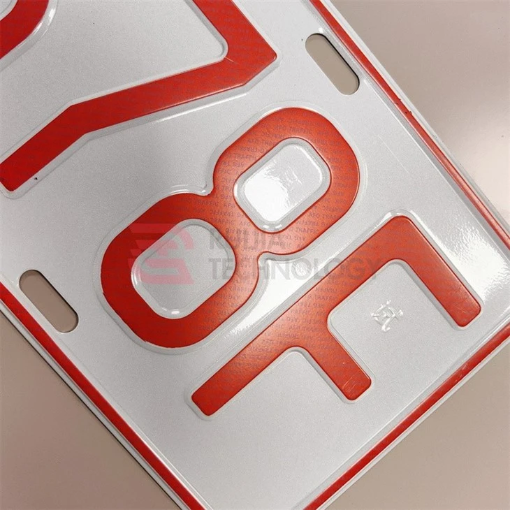 Reflective Vinyl Security Film Plate Overlays factory